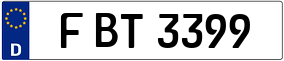 Truck License Plate